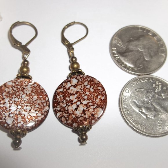 Earring, Brown Earring, Earring, Boho Earring, Earring, Earring, Earring, 8075 - Picture 3 of 8